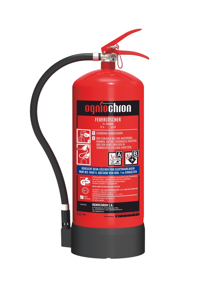 Schaum-Feuerlöscher GPN-9x AB/MP-OGNIOCHRON S.A.