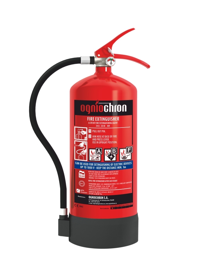 Schaum-Feuerlöscher 6 l