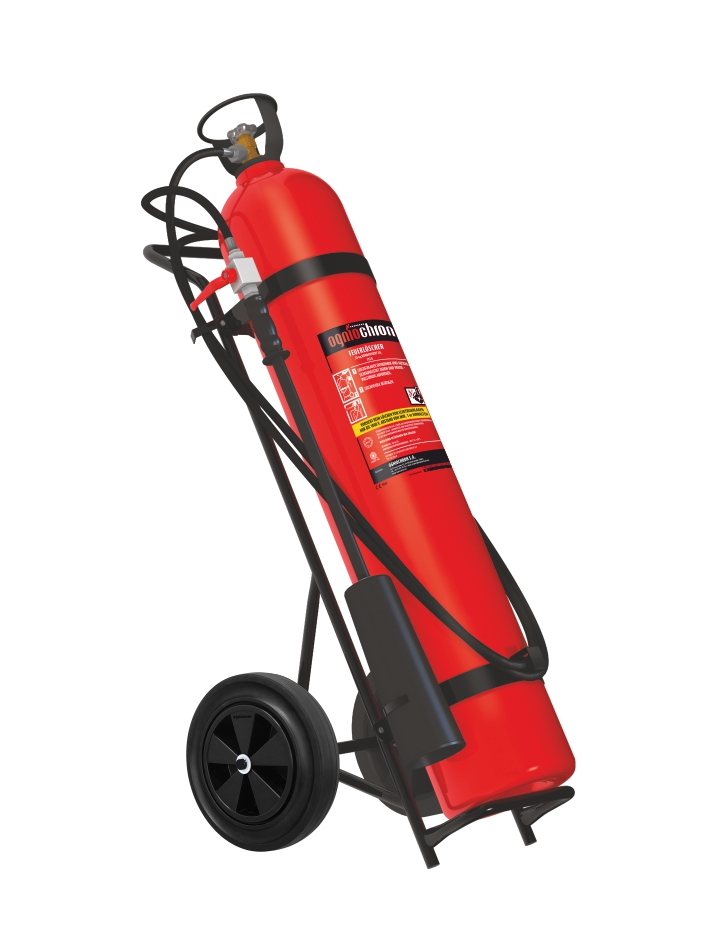 Fahrbare CO2-Feuerlöscher AS-30x B