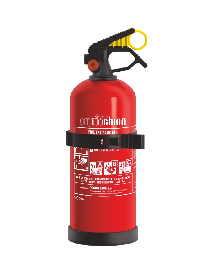 Powder fire extinguisher 1 kg - GP-1x ABC/M without manometer