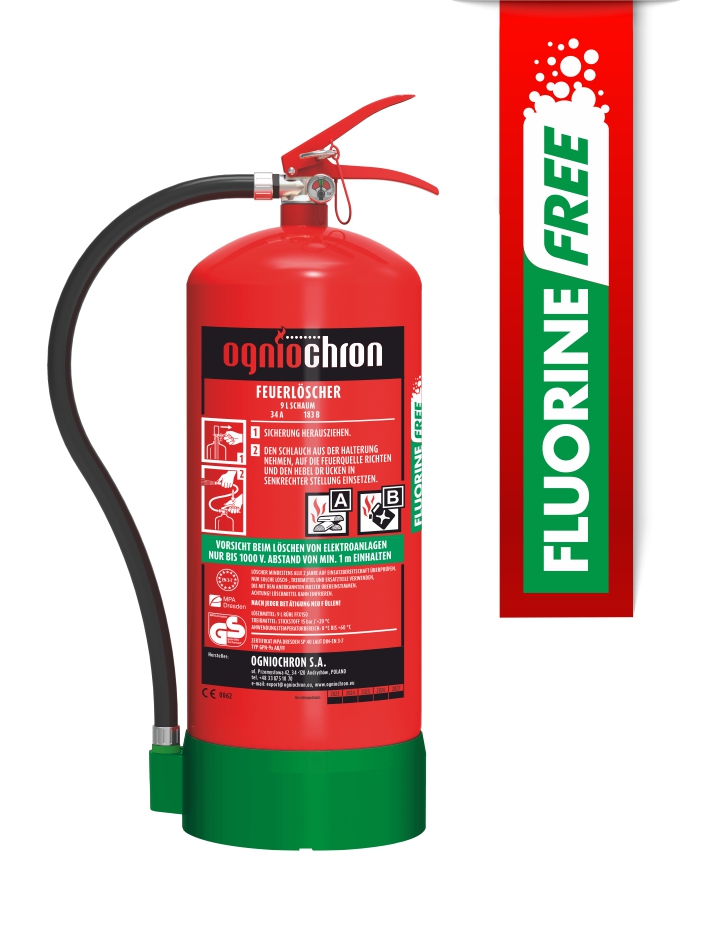 Fluorfreie Schaum-Löscher GPN-9x AB/FF