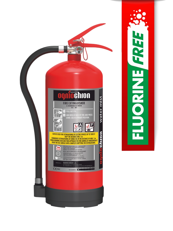 Water mist extinguisher 6 l - GWM-6x AF/MP