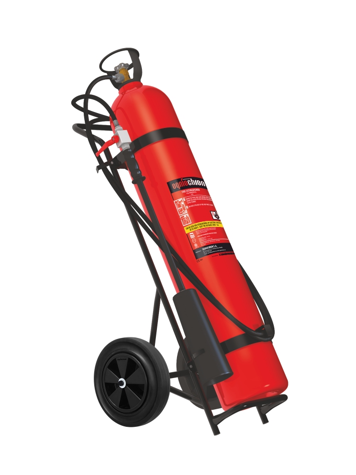 Carbon dioxide movable extinguisher 30 kg - AS-30x B