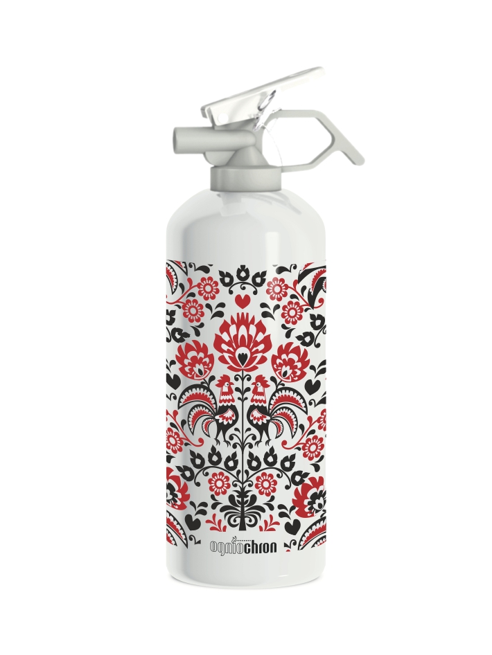 Household extinguishing device - Folk Pattern - 1 kg