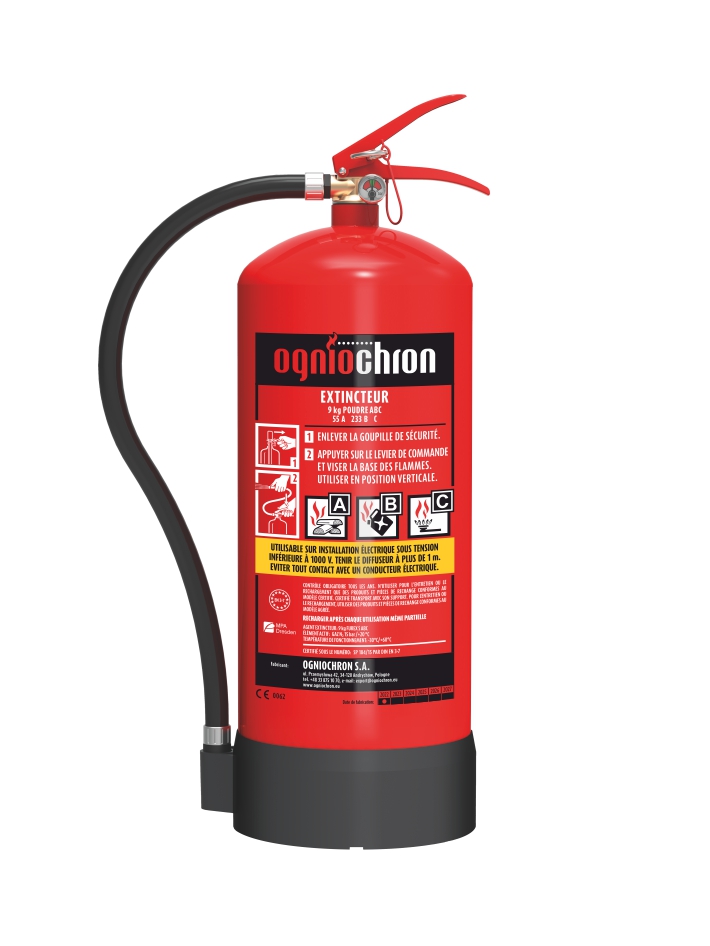 Extincteur à CO2 5 kg - GS-5x B/MP - OGNIOCHRON S.A.